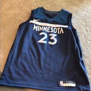 Nike Navy Minnesota Jersey with Number 23